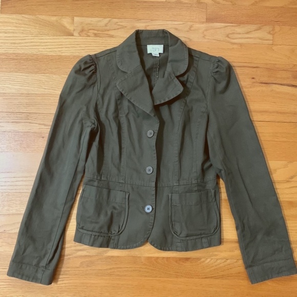 LOFT Linen Blend Jacket - Picture 1 of 5